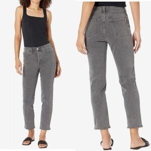 NWT Joes Jeans The Scout Mid Rise Slim Boyfriend in grey/black color size 25